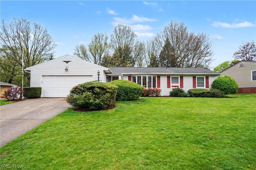 Don't miss this one! This home is much larger than it looks and offers so much! This 3 bedroom home features two master suites and a third extra large bedroom. The kitchen boasts Amish made cherry cabinets and opens to a hearth room and the family room. Entertain in style in the open floor plan. In the lower level you will enjoy a family room and separate laundry area. The family room features a newer bay window that allows you to gaze over the back yard. New composite deck June 2018. New family room carpet 2017. New furnace/Central air 2016. New front door/storm door 2018. New garage side door 2018. Windows 2018/2020 except front bay window and side windows in family room. 2013 family room bay window. Kitchen- 1/2 bath vinyl flooring November 2020. New kitchen counter tops and faucet May 2020. Includes an updated smart garage door opener with battery backup.