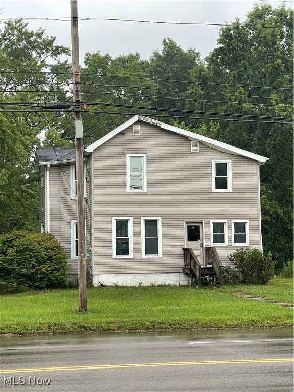 While this home currently needs a lot of work and rehabilitation, there is hope yet! Is it you? Are you the one who would love to take on this property renovation so that you can have the home you always dreamed of and have it sitting on over 3 acres of land in LaBrae School District? Was last used as a multi fam home, but this 1900 build could easily be turned back to a single family use dwelling as well. This Bank Owned foreclosure is SOLD AS IS WHERE IS. This property is in need of renovation, but seller is even able to offer a conventional financing option if you qualify, so if you are open to doing some work and would love an opportunity to purchase and make this into your dream home, call now. The house currently has one gas furnace. Public water, public sewer. ALL BUYERS AND REALTORS must sign a hold harmless before entering the property. Possibility of 4 bedrooms and 2 full baths, the first floor has 1090 sq foot and upstairs is 852. The basement is also 852 sf as well. Interested? Call now, with three acres...the price is right!