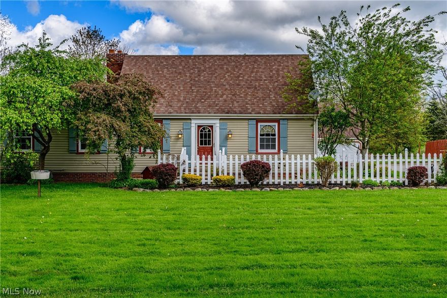 Welcome to 12282 Bean Road in Chardon Ohio!  This four bedroom two bath home with a Storybook Cottage exterior is set on just under 4 acres.  The main floor of the home has a large living room with bay window and fireplace; as well as a dining room with sliding glass doors overlooking the well-cared for property.  A beautiful kitchen with custom cabinetry and solid surface countertops, and two bedrooms and a full bath complete the first level. The second floor is home to two additional spacious bedrooms and another full bathroom.  A full unfinished basement and three car garage offers plenty of space for storage.  Schedule a showing today to witness all this home has to offer!