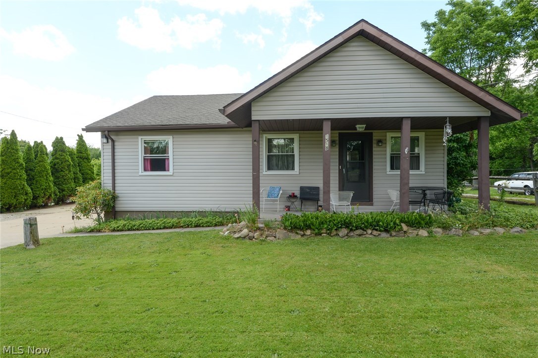 Amazing, one of a kind property right here in Akron! This includes a 3 bedroom, 2 full bath ranch home, 3 car attached garage, 2 bedroom apartment above the garage, additional storage areas and above ground pool, all sitting on nearly 2 acres of land! Move your family into this incredible home and rent out the apartment to cover your mortgage! Roof, siding and windows were all replaced just 8 years ago. Newer a/c in both main home and apartment. Forced air furnace heats the home and there is a functional wood burner in the basement. The main home offers 3 bedrooms, an office space, updated kitchen and full bath, plus another full bath in the basement and a partially finished 31x15 area, perfect for a rec room! There is a nice covered front porch, back deck and enclosed porch area. The apartment has a gigantic living room, very large open eat-in kitchen, large bathroom and 2 bedrooms. The apartment also has a large deck as does the pool. The oversized garage provides all of the storage you need and more. The back of the garage is split into 2 storage sheds. If you have been looking for acreage in Akron, this is it!! Call today for your opportunity to tour this amazing property.