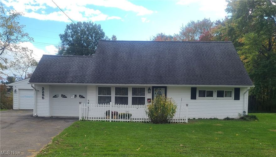 Move right into this spacious cape cod home. This home has an open kitchen/living room area with an additional extra large family room featuring a fireplace and bar area. Step outside to a partially covered patio and huge composite deck. There is an attached one care garage and bonus two car garage with a 17 x 11 attached workshop/storage area. There is a second floor that can be finished for an additional one or two bedrooms or second bath. This home won't last long so make your appointment today!