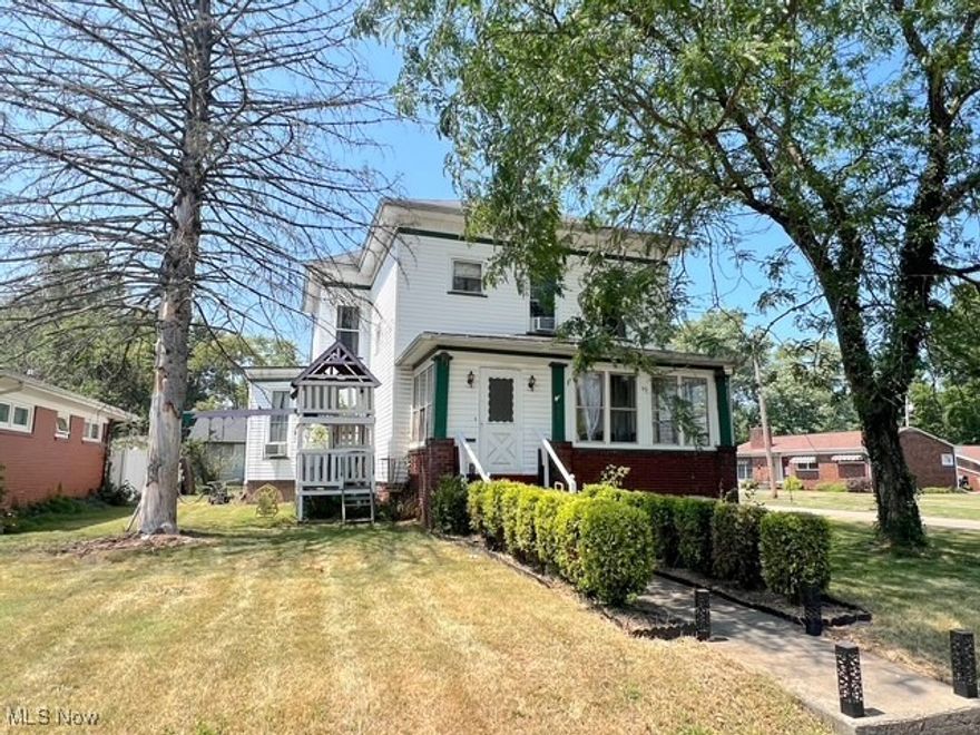 Charming and spacious home full of character featuring 4 bedrooms and 2 full baths, this property offers plenty of room for families, guests, or your home office needs. As you step inside you will discover a warm and inviting layout with 2062 square feet with classic character details and an open staircase that is a true focal point, adding architectural interest and an elegant touch. The kitchen offers ample cabinet space and includes all of the appliances. The main floor bedroom, full bath and laundry make everyday living easy and efficient. There is a large living/media room as well as a roomy family room with lots of natural light. Upstairs is the second full bath and the 3 additional bedrooms. The screened-in front porch is the perfect place to end your day relaxing.  This home is situated on a 60x110 corner lot close to the golf course and several local parks.