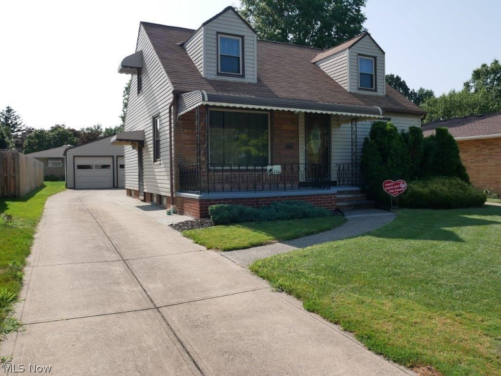 Are you ready to move into this lovely 3-bedroom, 2-bath, bungalow with a 2-car garage? You will be amazed at all the updates that make this home truly move-in condition! New or Newer: Furnace, Central Air, Hot water tank, Electrical wiring, Vinyl Windows, Refinished hardwood floors...The list goes on! *The kitchen boasts KraftMaid cabinetry, new countertops, new dishwasher, and luxury vinyl tile flooring. * 2 full baths have everything new including faucets, bath and shower enclosures, cabinetry, and flooring. * 2nd floor has been remodeled including a new full bath, built in shelving, lighted storage, and new flooring.*The basement has glass block windows, separate laundry area, storage, and lots of space for your personal touch!*Relax on the covered front porch! This home is close to an expansive park which contains several playgrounds, ball fields, and a beautiful walking path along West Creek. Students attend the Award Winning Cuyahoga Heights School District. Brooklyn Heights is