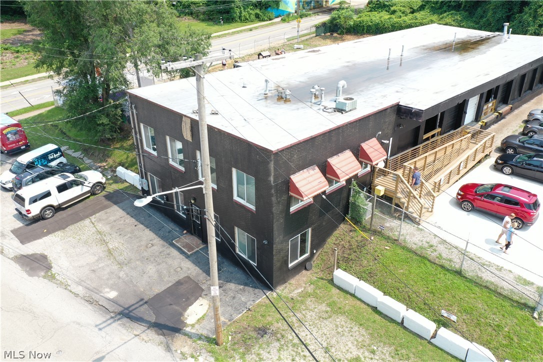 Retail space available on Train Avenue in a high redevelopment area. Close to four major highways, in between Ohio City, Duck Island, and Tremont Neighborhood. Taps & Tails Bar is the other tenant in the building, so there is an opportunity to capitalize on the canine-friendly location! (Taps & Tails caters to owners and canines in a dog-centric bar atmosphere). Come visit the area to see how close your customers are to your future business location! Ask about tenant incentives! Landlord is negotiable and highly motivated !!