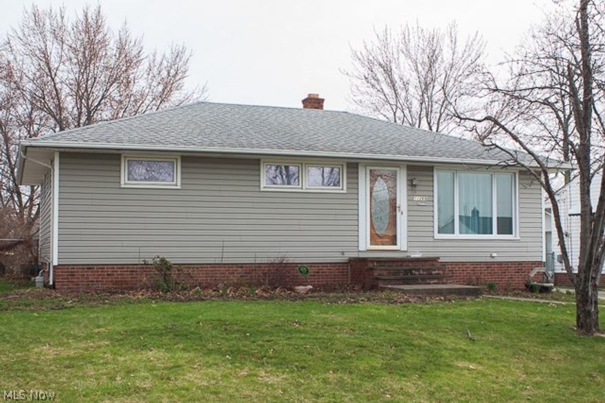 Move Right In! This immaculate 3 bedroom, 2 full bath Home has been continually updated and loved throughout. Open & spacious living room and dining room. Kitchen features updated counter tops & neutral laminate flooring and all appliances staying! Basement waterproofed (Southeast back wall and corner
waterproofed) with transferable warranty- 2013. Finished basement is ample for additional living space, entertainment and storage, and office or 4th bedroom. Updates- roof, siding & windows- 2008, 50 gallon H20 tank & sump pump 2014, Brand new 96% high efficient furnace -2012. New carpet- bedrooms, & basement -2012. Easy access to highway. Oversized 60x 163 very deep lot (unusual for Parma) with chain-link fence, 2
car garage. Don't Miss This One!