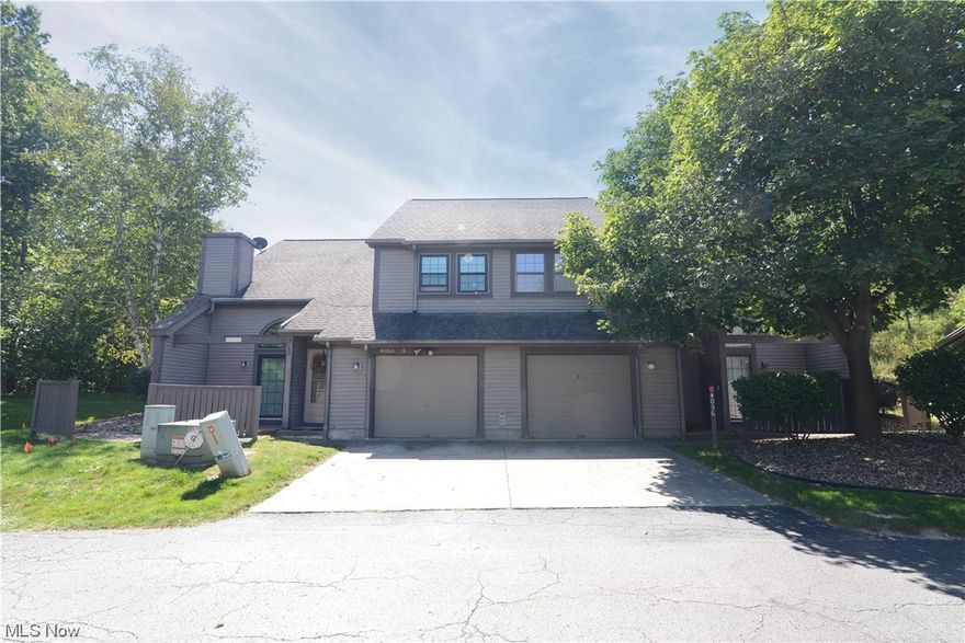 Looking for an opportunity? Something you can put your own touch on? This Canfield condo might be perfect! Yes, you need to make some changes! The need of new flooring and fresh paint is great, but the floor plan here is excellent! Pick your finishes and colors for your own style! New fixtures and lighting would really amp things up as well! One things for sure, with some updates you would have a positive investment! The great room has a nice foyer closet and opens to an open dining and kitchen floor plan. Breakfast bar adds some extra eating space for quick meals. Appliances can stay. Two huge storage pantry closets. First floor laundry and utility room. Central air replaced a few years ago! First floor half bath. Attached garage. Upstairs is a great loft with large closet and it’s a great space for a home office! The owners suite has a full bath and a walk in closet! Bedroom two is right next to the full guest bath and also has a big closet, too! Selling As Is.  If you aren’t afraid