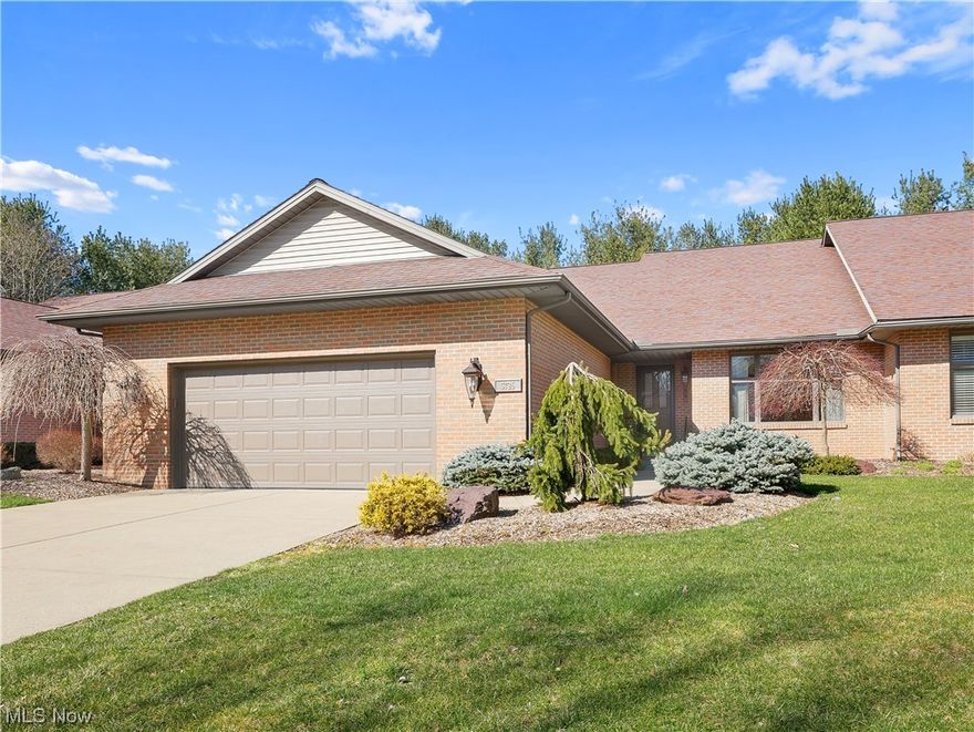 Be welcomed to your new home nestled in the tranquil Woodlands neighborhood with its 3 bedrooms and 2 full baths. Main-level laundry offers convenience at home. The kitchen is perfect for entertaining, with plenty of cabinets and granite countertops, as well as a built-in task desk. Enjoy the ambience of the gas oak fireplace in the well-appointed great room, which opens onto a large deck with picnic table. Explore the bedrooms--granite counters can be found in both bathrooms, with a master bathroom featuring dual vanity sinks, a walk-in shower, and his and hers walk-in closets. Deluxe flooring can be seen throughout the home, starting with Nature Stone in the garage and epoxy floors in the basement. Newer furnace and newer gutters and downspouts provide peace of mind. And, ample closet space provides storage options. Rest easy knowing sellers are offering a one year Guard Warranty. This is the perfect place to call home--all you need to do is move in!