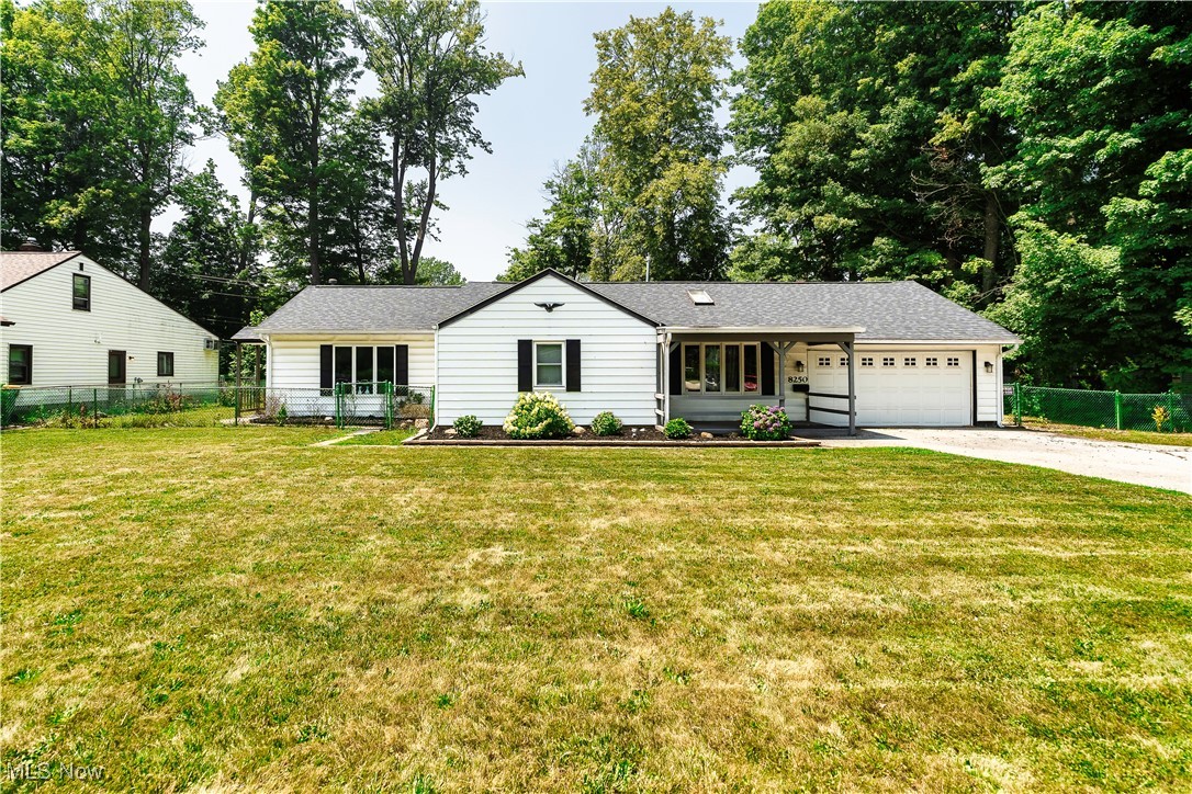 Welcome to this ranch-style home located in Mentor, Ohio offering the perfect blend of comfort, flexibility, and functionality. This home is ideal for multi-generational living, guests, or even rental potential thanks to its private in-law suite. Step inside the main home to discover a layout featuring 2 bedrooms, a full bathroom, and two open living and/or dining spaces with an updated kitchen that includes modern appliances. The in-law suite offers its own private entrance, a fully equipped kitchen, living area, bedroom and bathroom, making it ideal for extended family, visitors, or even an independent rental opportunity. Enjoy outdoor living in the large, fenced backyard, perfect for relaxing and hosting summer barbeques. A two-car garage and turn around parking provide sufficient room for vehicles. Located just minutes from shopping, dining, schools, and parks, this home offers convenience and peace of mind in one of Mentors sought-after areas. Don't miss the rare opportunity to own a versatile home in a great neighborhood. Schedule your showing today!