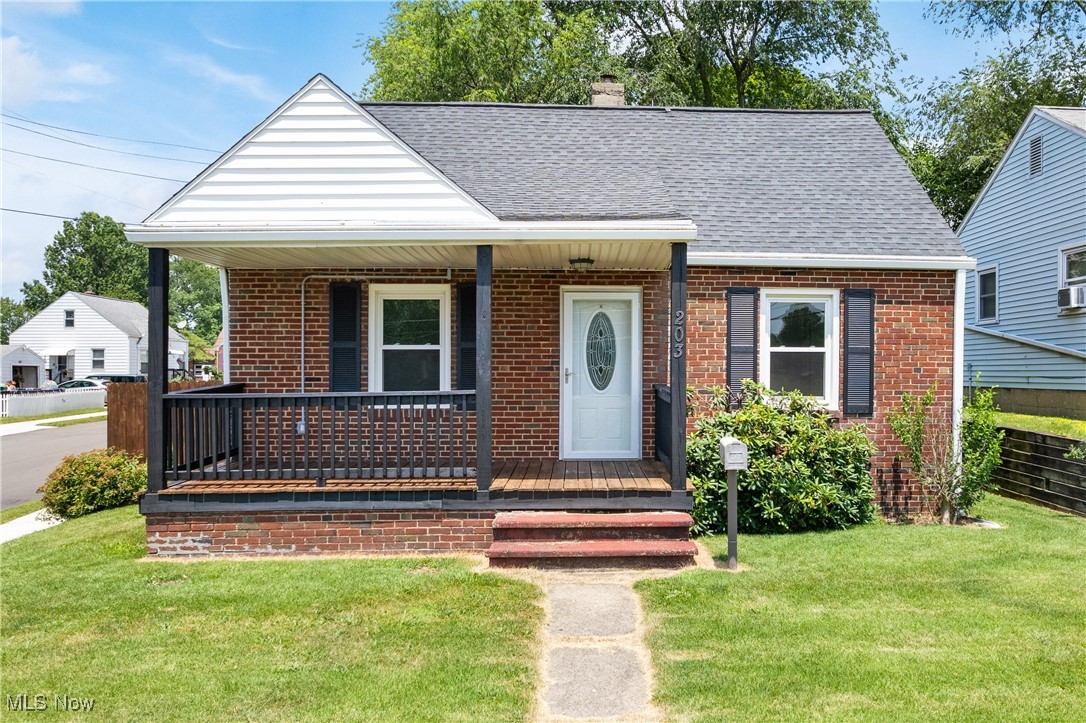 Welcome to this fully updated, brick Cape Cod in Barberton, ideally located near restaurants, shopping, and within the Barberton school district!
A charming covered front porch greets you as you enter a spacious living room featuring gleaming hardwood floors and built-in shelving.
The remodeled kitchen showcases beautiful quartz countertops, tile backsplash, extensive cabinetry, and a fun new flooring—perfect for any home chef!
Two bedrooms with hardwood flooring and an updated full bathroom with a walk-in shower and new vanity complete the main level.
Upstairs, you’ll find a third bedroom and a versatile bonus room ideal for an office or playroom!
The lower-level recreation room offers great entertaining space with a cozy fireplace, a bar area, and a laundry room.
Outside, enjoy a fully fenced yard and a detached, one-car garage for additional storage or parking!
With numerous updates throughout and a layout designed for both function and style, this home offers excellent value in a convenient location. Don’t miss your chance to enjoy this newly remodeled home! Lease terms are: 1-year, 1st month's rent + security deposit due at lease signing. No pets. Background check, income verification, and credit check $35/applicant over 18. An application will only be accepted after seeing the property.