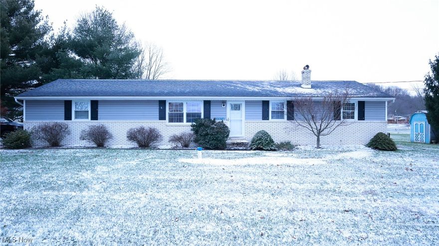 Welcome home to this beautifully updated ranch home located in the desirable Walker allotment in Minerva.  This home has so many updates such as a new well(2023), new roof(2023), new furnace and central air condition unit(2024), brand new carpet (November 2025), and newer appliances.  Walk in through the front door in to the spacious living room.  Once through the living room, you will find the kitchen with attached dinette.  Dinette features glass sliding doors that leads to deck and spacious back yard.  The back yard includes a shed to store all of your lawn gear.
    The primary bedroom feature an en-suite bathroom.  All three bedrooms have brand new carpet and updated lighting.  Spend recreational time in the generous sized half finished basement.  This area has many options such as a man cave.  The basement also includes washer/dryer hookup.  There is also a washer/dryer hookup area in closet of upstairs bedroom.  Book your private showing today!