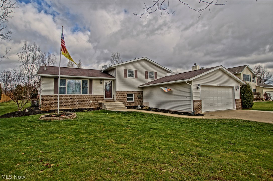 Come view this lovely home with lots of recent updates inside and out located in Wadsworth School District. Since purchasing this home seller has put over 40K in upgrades making it move-in ready. This spacious home features 3 bedrooms, separate den area, 2 full baths, 2 car attached garage and is situated on over .8 of an acre property. The following big updates have been done in recent years: ~2011-new concrete driveway~2013-patio with stone pavers ~2013/14 - Pool with large deck around it ~ 2008-A/C unit and furnace ~2015- interior flooring including brand new carpet and chestnut stain Pergo in the living/dining room was installed ~ 2015- freshly painted throughout. All kitchen, stainless steel, appliance and washer/ dryer are included. This home comes with 1 year home warranty from America's Preferred.~This house is located in Wadsworth Township with Wadsworth Schools but Rittman mailing address.~