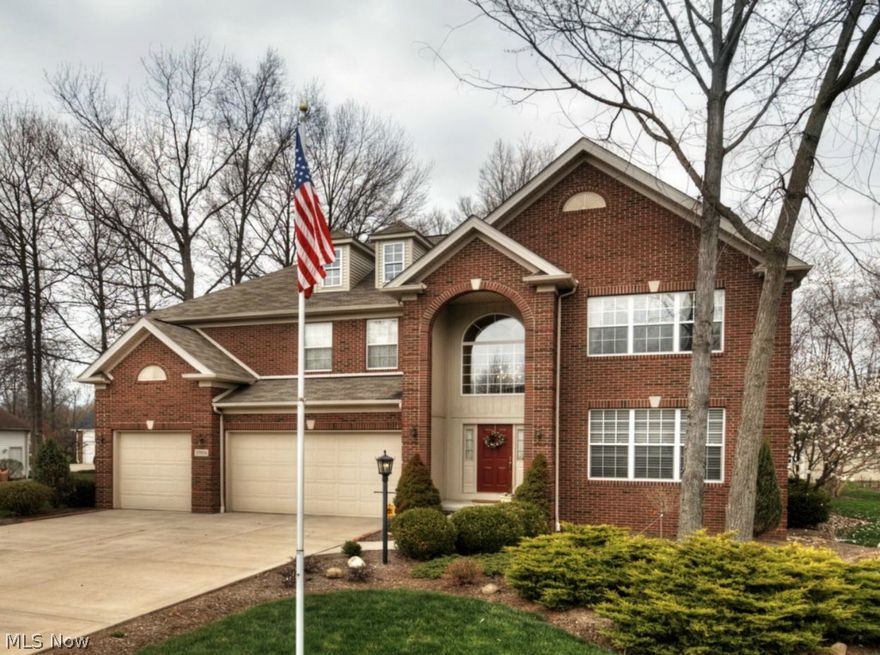 Impeccable Colonial nestled in a quiet setting in Stonebridge. This property has been meticulously maintained and updated by the original owners, and is in near perfect move in condition!  Over 3,000 sq ft with 4 or 5 bedrooms (the 1st floor den is adjacent to a full bath) - 2nd floor master suite - three car garage - finished basement with wet bar - private outdoor entertaining area with storage shed and custom play set - two-story foyer & great room – gleaming hardwood floors – fresh paint and carpet - transom windows for additional light - neutral colors - and more! The Master suite is huge with a volume ceiling, plant shelf, and glamour master bath.  This home has FOUR full baths! Stonebridge also offers a neighborhood pool - just in time for the summer! Loaded with extras - security system - sprinkler system and custom window treatments.