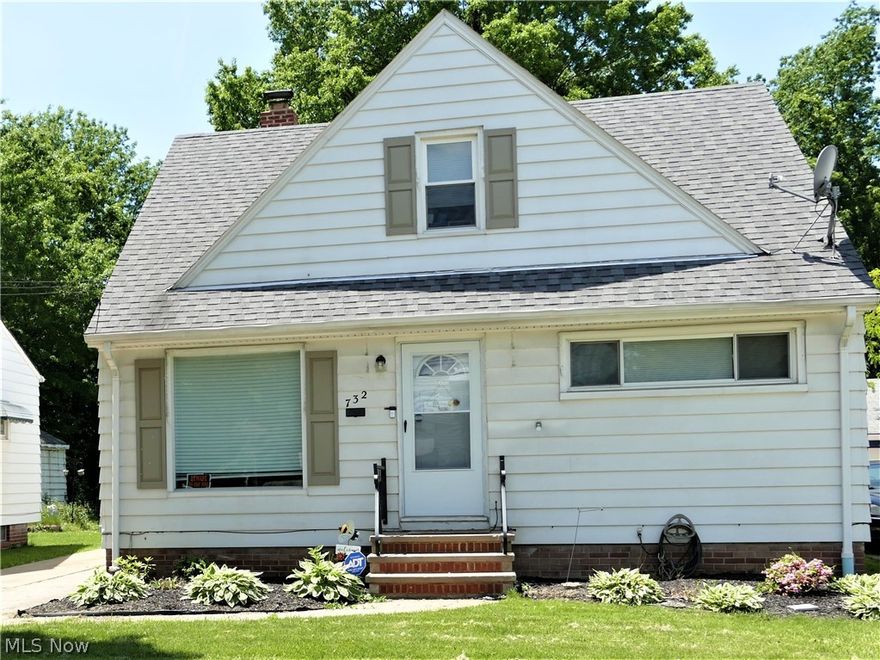 Beautiful Euclid Bungalow!  This home boasts a recently updated kitchen & bath!  Gorgeous eat-in Kitchen has granite countertops, stainless appliances and a built-in pantry!  The two First floor bedrooms are generously sized and there are ample storage spaces throughout the home! ...  hall closet, linen closet, pantry, tons of storage on the second floor and also in the basement!  The second floor has a wonderful bedroom that has sunlight streaming in throughout and a nook that is a perfect spot for your home office needs!  You'll find the partially finished basement makes an amazing recreation room- with so many options for a variety of uses! It also has newer glass block windows, a utility sink in the laundry area, a sump pump and has been waterproofed!  Home features: New AC in 2019, new patio in 2020, new hot water tank in 2022, & newer vinyl windows!  The yard is your own personal oasis!  You'll find an awesome patio space, a lovely, landscaped area and a raised bed for planting f