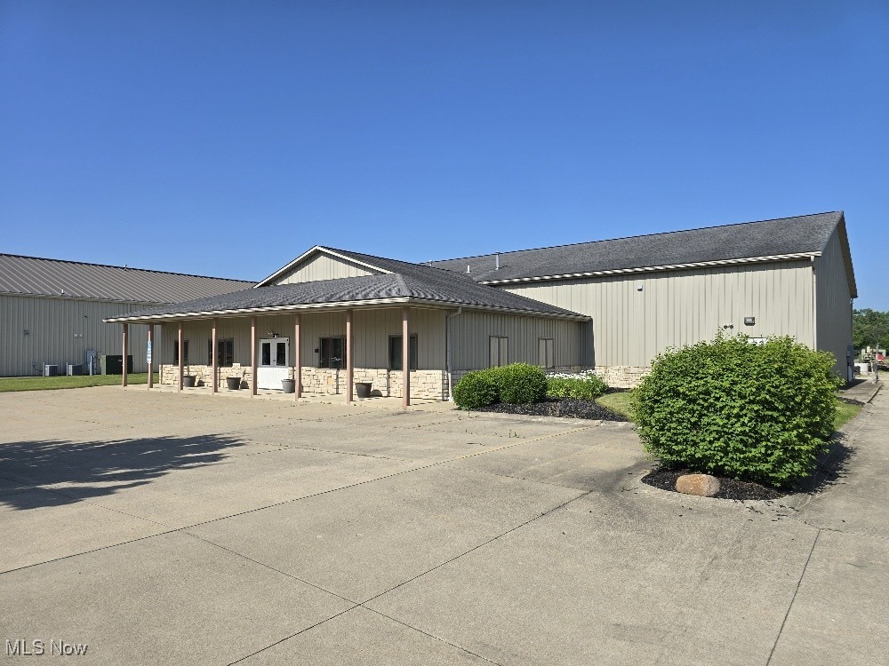 Super Clean and Extremely Well-Maintained Warehouse and Office Building located on Avon's Lear Industrial Parkway, only a half mile off I-90! Plenty of On-Site parking on well maintained and well lit Concrete Parking Lot. Newer (2005) Post Frame Construction. Efficient, well insulated building featuring a 45' x 60' Warehouse area with a well-insulated 16' Ceiling and two (2) 14' Automatic Doors. Almost 935SF (includes optional conference room) of Move-In Ready Office Space with the availability of an additional 805SF of adjacent space. Bathrooms located in both Office Areas AND Warehouse Area. Office Space is vacant and ready. Furniture in photos are in excellent condition and at no extra cost. Warehouse space will be vacant in 30-days or less. Please calculate CAM @ $2.46/sf Call Today! It's SO EZ2C!!!