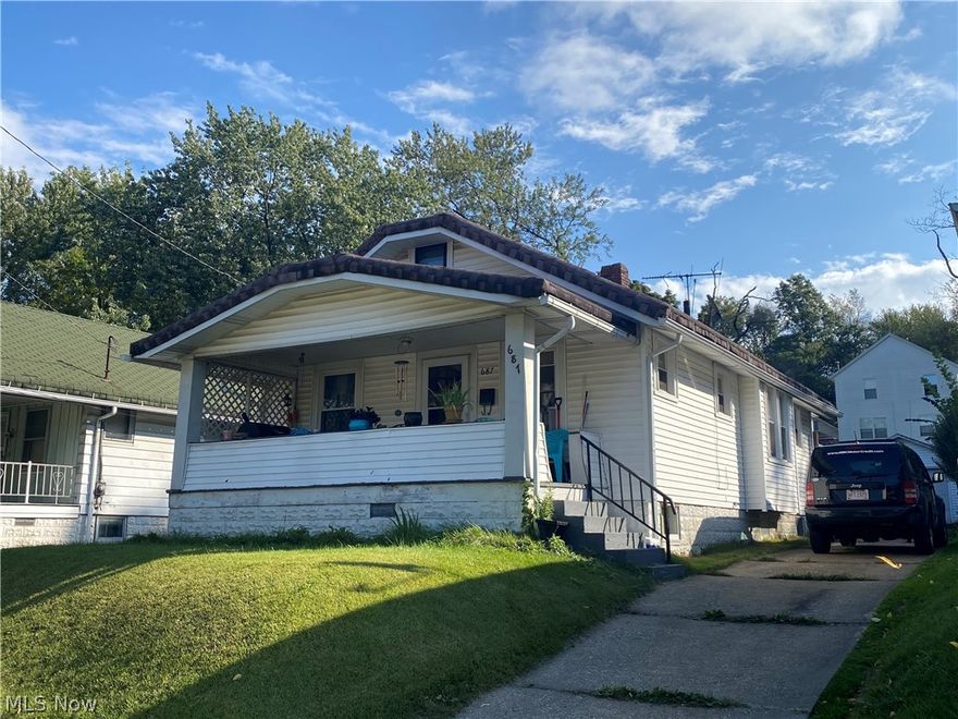 Great opportunity in Akron to own a bungalow!