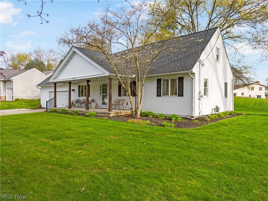 Do not miss out on this fully updated, open-concept cape cod in North Canton City Schools! Situated on over a half an acre as part of the Eastwoods development, this home offers over 2,800 square feet and nearly all of it has been fully updated. You know you're in for something special when you walk through the front door and are immediately greeted by an open floor-plan comprising the dining area to the right, a living area to the left, and a fully open kitchen island and sunroom to the back. 2016 installed laminate floors are a theme through the majority of the living space, offering both style and durability. Newer GE slate appliances were also installed when the work was professionally completed that same year. Towards the back you'll also find a spacious pantry/laundry area as well as direct access to the oversized 2 car garage. With the weather changing for the better the sunroom steals the show. Featuring vaulted ceilings, 2022 installed independent heating and cooling, and access to the back porch, this is sure to become the heart of the home when entertaining in the summer. At the opposite side of the home you'll find the first fully renovated bathroom with a near direct connection to the large first floor bedroom. Upstairs you'll find that the foyer/loft area acts as it's own room while also offering access to the additional full bath and two bedrooms. New carpet in 2022 gives a neutral and inviting look and the back bedrooms nearly 14x19ft dimensions make it a great candidate for a second master. A walk in closet and attic access leave nothing to be needed in the storage department. Finally, in the basement, we find a fully finished rec-room complete with a bar area and multiple storage spots. This area also makes it clear that mechanicals have been addressed as well as the cosmetics. A new high efficiency water tank in 2024 is the most recent but a roof in 2019 and electric panel in 2011 are just a couple other items. Call today for your private tour!