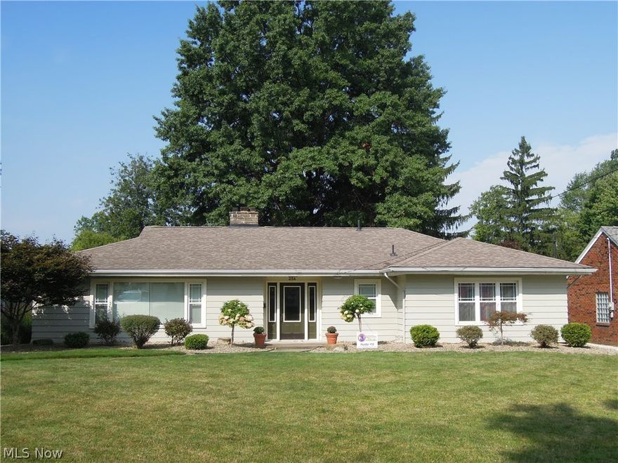 One story home, 2050 Sq Ft. sq.ft sitting on close to half acre lot! 3 total garages, 1 attached, 2 detached plus large shed in back with new siding & windows, landscaping has been redone as well. This home has great charm and character. Interior updates include new ceramic ( wood look), new carpet thru out. Mitsubishi Ductless A/C units w/ WiFi, (can be heat or air). H2o tank stove, dishwasher, microwave. Anew storm door and heat in the sunroom. 3 large bedrooms, dual closets in master. Large eat in kitchen with tons of countertop space and cupboards. Large Lr with gas Fp. Very nice mudroom off garage entry to home. Baths updated.. Great home !! Make an appt soon..