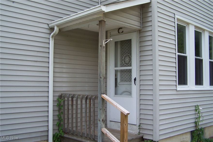 Cardinal Schools. Nice 2 bedroom apartment. Avail. approx. the first-2nd week in February. Lock it in now! Depending on your needs you could use the Large bedroom for the living room and the other area as a dining area and still have the small bedroom for a nice 1 bedroom apartment or use it as a 2 bedroom.  The small 2nd bedroom would also be a great office.  You cut across the corner of the small bedroom to get to the bathroom. There are laundry hook ups (with electric dryer hook up) for your washer and dryer in the shared basement. The basement has an outside entrance so you can even store a bike down there easily. The bathroom is somewhat narrow and is accessed through the smaller bedroom. Very cute apartment with nice high ceilings. Absolutely NO pets and No smoking on the property, please. This is the center main floor unit of this triplex in the Village. A portion of your monthly (flat rate) payment covers lawn care, water and sewer and trash.  You pay your own gas and electric and can bring your own a/c.