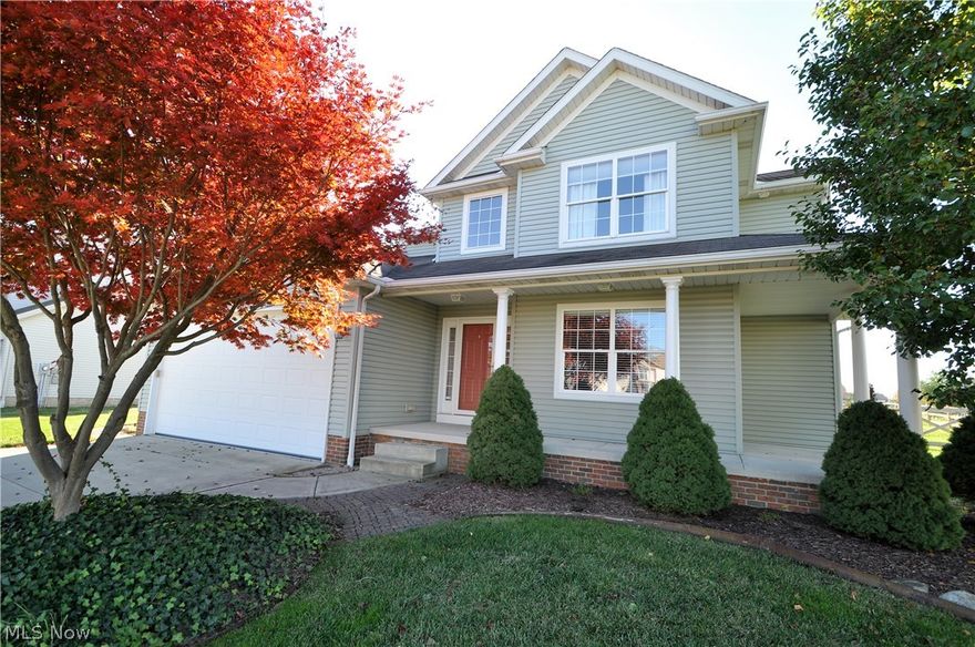 This custom-built 3 bedroom, 2.5 bath colonial is built on a beautifully landscaped lot with flowers and gardens, outdoor living spaces, and a fenced back yard with a deck, patio & fire pit, swing set, and an attractive storage shed. The roomy family room has a gas fire place and is wired for surround sound. The family room opens to the dining area and kitchen. The office has been customized with cabinets and under-cabinet touch lighting. The roomy master bedroom has room for a king bed, and the master bathroom’s skylight gives it an open and airy feel. The bedrooms have walk-in closets.
The 9’ garage door opens to a 40’ deep bay that can hold a 3rd car, full-size pickup or even a tall boat. The walls are insulated and a gas line is available to add a heater.
A large 20 x 20 wood deck with a covered pergola and a paver patio with a fire pit, are great for entertaining.
Finished basement is wired for surround sound.
High efficiency furnace and water heater provide ample heat cost ef