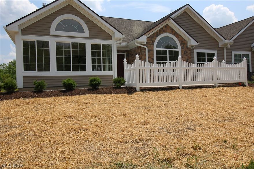 Near Completion. Enjoy a carefree Lifestyle in this Stunning Ranch in the Crossings At Golden Pond just minutes to KSU and Major Highways.  Exceptional Quality in this Canterbury Model offering two separate bdrm. Suites, den/office or possible  3rd bdrm,  beautiful kitchen with gas fireplace, four season Veranda allowing an abundance of light and all draped with Cathedral Ceilings throughout.  Privacy was a big consideration in the design with a private patio for your outside enjoyment.  This Community offers a Wonderful Clubhouse finely decorated with a fully furnished Community rm., full kitchen for entertaining, an Exercise rm., and outdoor heated pool.  This isn't just a Condo, it's a way of living!  Unit is Under Roof;  $10,000 lot premium already included in list price.  Call today for a complete list of builder upgrades included in this Unit.
OPEN THURSDAY-MONDAY 10AM-5PM.