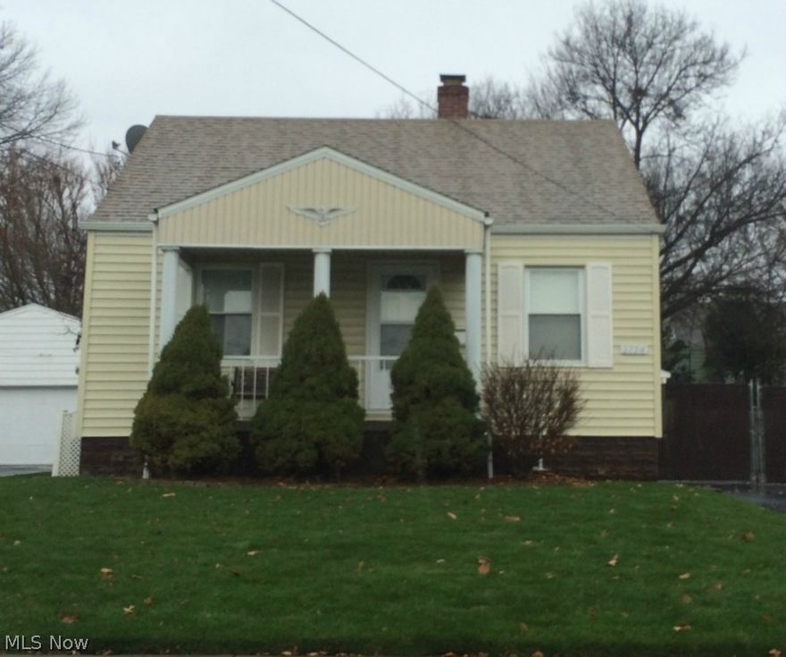 This 2 bedroom, 1 bath, vinyl sided ranch is priced to sell.  Includes central air and a 2 car, detached garage.  Call agent for more details.