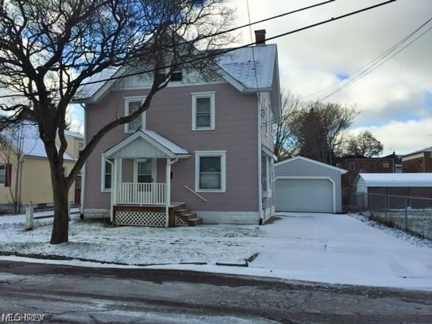 Well kept 3 bedroom, 1 bath home! Spacious living area on main floor, and hardwood floors throughout. Attic area is large and could be additional bedroom if needed. Clean basement with additional shower. 2 car detached garage.