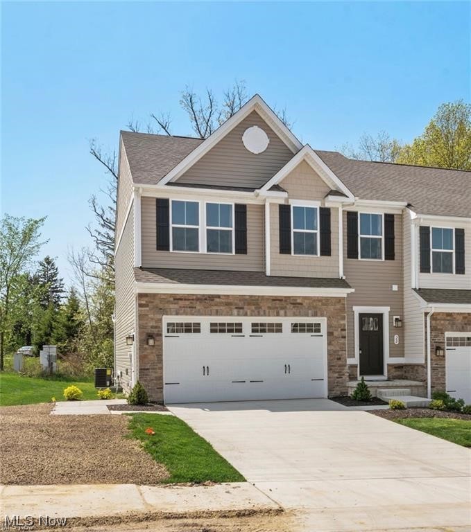 NEWLY BUILT TOWNHOME BEING SOLD FULLY FURNISHED. Welcome to this brand new Rosecliff model townhome in the ideal location, just around the corner from a variety of grocery stores and restaurants. Upon entry to this 3 bed, 2.5 bath home, you will feel right at home with the cozy carpeted living room and open concept kitchen. The eat-in kitchen is equipped with brand new stainless steel appliances, bright white cabinetry, and countertops. This set up combines the living and dining spaces for seamless entertainment, perfect for parties and gatherings of any kind. Right up the stairs, you will find the three bedrooms, all featuring new carpet, and generously sized windows, allowing ample sunlight to fill every corner. The master bedroom has a private en-suite bathroom and spacious walk-in closet that is sure to make the perfect oasis for its new owner. At the end of the hallway upstairs, there is a convenient little nook, ideal for an at home office or reading corner. Don’t miss the opport