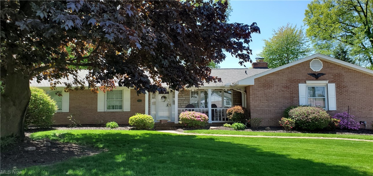 Welcome to this well maintained, remodeled ranch home in one of Alliance's desirable neighborhoods. This 3 bedroom, 2 full bath home provides 1904 SF on main floor. Wood trim and built-ins add to the character and quality of the home. The family rooms gas fireplace will keep you cozy on cold days, and the room opens to the 3-season sunroom with beamed ceiling and several windows looking out to the beautifully landscaped backyard. The basement has newer block windows, a third toilet and shower, and a utility sink. The over-sized 2 car garage offers great space for vehicles and storage. Enjoy all the comforts this home offers! New roof on house and shed with in the last 6 years. Most flooring replaced with in last 3 years. Hot water tank 2019. HVAC unknown.
The 10 x 16 shed has a double door and comes with a portable ramp for getting a mower in and out.
Alliance city water/trash; Ohio Edison electric; Columbia Gas.