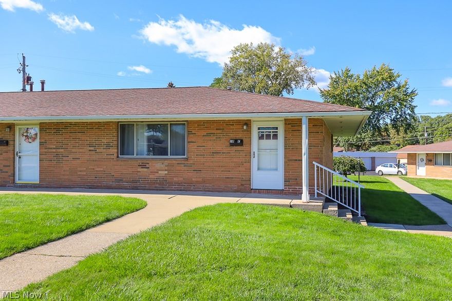 This charming ranch townhome is an amazing opportunity first time home owners or someone looking to downsize! If you're after convenience, location and great updates - look no further! The home offers a spacious interior, and features updates such as luxury vinyl plank flooring throughout, including new baseboards, new custom kitchen with quartz countertops and a stove, fridge and dishwasher included and beautiful grey and white cabinets which pulls all the elements of this amazing kitchen together. Also features a brand new bathroom with custom finishes like the rain showerhead to offer that touch of luxury! Additionally, the home has a brand new furnace and central air! There's also a garage parking spot (space #2) with opener! Not to mention the perfect Rocky River location! It's part of the top Rocky River school district, near multiple shopping centers, schools, parks (including just a short drive to the Cleveland Metroparks Rocky River Reservation) and has easy highway access. Th