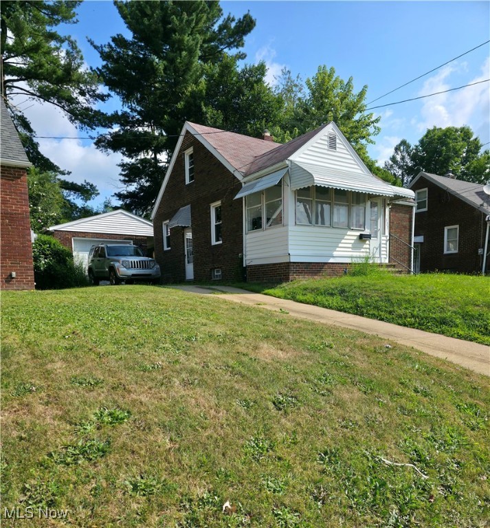 Desirable brick Cape Cod with a partially finished lower level! Two bedrooms and a full bath are conveniently located on the main floor. On the second floor, there is a third bedroom with a walk-in closet, along with a wonderful bonus room waiting for your ideas and imagination! The galley-style neutral kitchen features numerous cabinets and a spacious countertop. The living room is a good size and leads to an enclosed 3-seasons front porch. The lower level boasts a finished family room and a separate mechanical area. In the private backyard, there is a covered patio attached to the garage. Tenant occupied on a month-to-month basis.