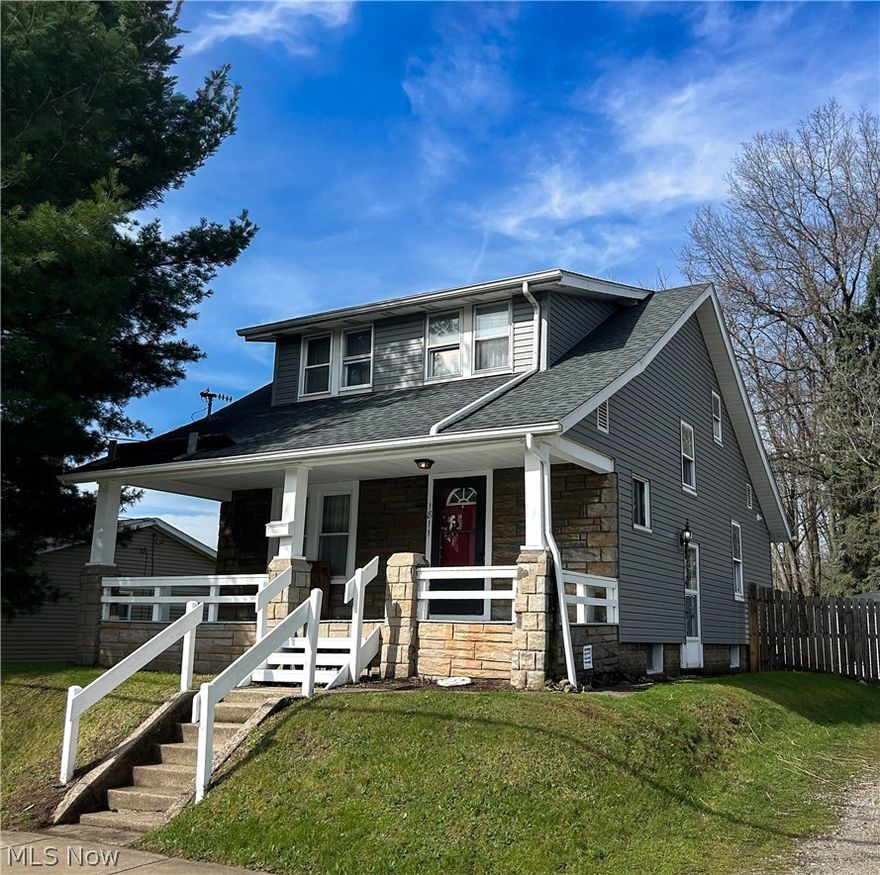 Charming 2-Bedroom Home on a Double Lot in Canton! This one has space, updates, and serious potential! Check out this 2-bedroom, 2-bath home with fresh paint throughout, a first floor laundry room, tons of storage, and a layout that just feels easy to live in. Upstairs, you will find both bedrooms and one of the full bathrooms.  There is even a bonus space right off the bathroom...perfect for a home office, walk-in closet, reading nook or your own private retreat. And the outside...That's where this home really shines. Sitting on a double lot, you've got room to spread out, entertain, or just enjoy your own space. The fenced-in backyard is ready for pets, play, or summer hangouts, and the front porch is made for relaxing evenings. If you need garage space, you are covered...the oversized 2-car garage has plenty of extra room for storage, tools, or projects. Even better, the big-ticket updates are already done...Furnace, roof, siding, and new insulation throughout so you can move in and enjoy without the worry. 
All of this in a convenient Canton location close to shopping, dining, and everything you need. Homes with this much to offer don't come around often...come see it before it's gone!