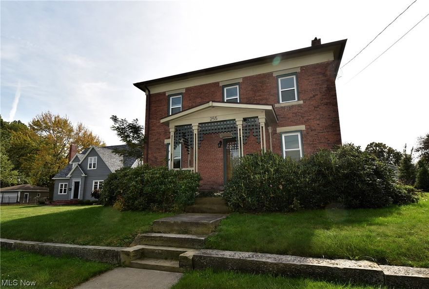 Beautiful Italian Villa style century home in the heart of Canfield awaits its new owner. The large, eat-in kitchen has custom cabinets, marble countertops, and convenient breakfast bar island. Much of the origional charm has been preserved including the original fireplaces, solid wood interior doors, and replica push button light switches. There are hardwood floors throughout most of the home including all three bedrooms. The main bath has been esquitely updated. A whole house vacuum has also been included for convenience. Finish up the first floor laundry and shower. Don't forget to check out the origional carriage house! This home was built in 1840 and added onto in 1870.