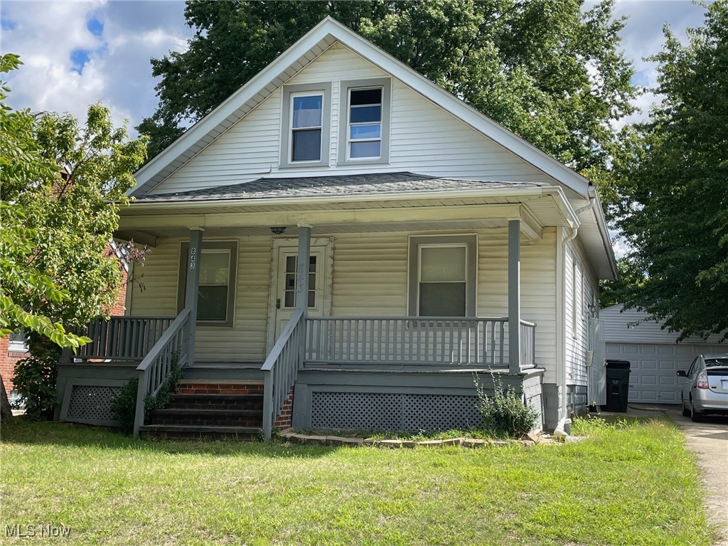 Move in ready 4-bedroom, 2 full bath Single Family home in Euclid, Ohio. First Floor consists of an eat in kitchen, living room, 2 bedrooms, a full bath, and a bonus room (with access to the rear deck). The 2nd floor has 2 bedrooms. Full basement with laundry hookups. Home features vinyl siding and modern windows (including glass block windows in the basement). 2 car garage. Buyer assumes POS violations at closing. Being sold "as-is". Seller will not consider "Sight Unseen", "Assignable", or "Seller Financing" offers.
