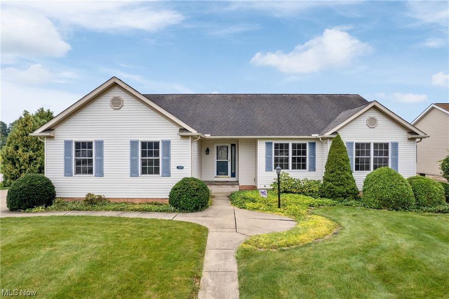 We are priced to sell! Look no further! This beautiful, one owner home is well built, has three spacious bedrooms, two baths, and loads of closet space. The home features Anderson Designer Series windows throughout, that look beautiful with the natural sunlight that brightens every room. The kitchen is the perfect size for family gatherings. The warm, maple cabinetry and cherry stained wood work make the house feel warm and inviting. The entire house is painted in neutral tones with neutral light flooring. The basement is large, dry and unfinished, waiting for your personal touches. Outdoors, you will find a gardener's dream. This home has water spigots and covered electric outlets on each side of the home for your convenience. The 2 car garage is oversized and has an additional storage area. The backyard is quiet, flat  and private. Picture yourself sitting on the composite deck, enjoying all nature has to offer. Call your favorite agent to schedule your showing! Home Warranty Included!