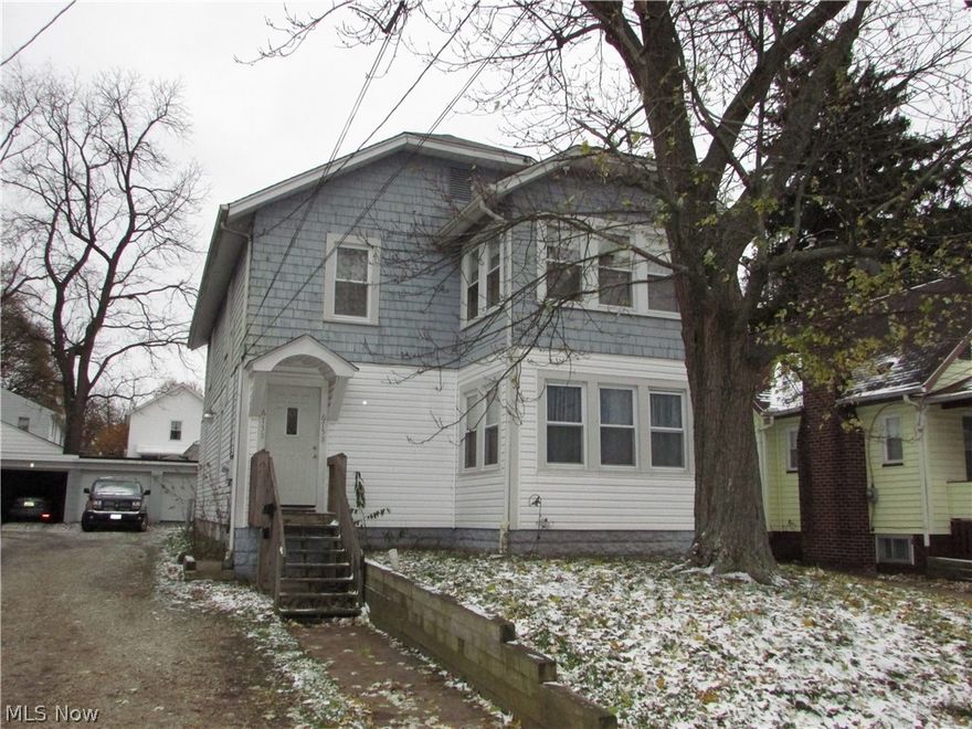 Excellent investment with positive cash flow.  Many updates done by current owner, including siding, windows, furnaces, electric, etc.  Units are very clean and well kept.  Same Tenants for roughly 13 years.  Large 2 bed units that are very well maintained.  Full basement with laundry for tenants.  fenced rear yard with patio area.  2 car garage.