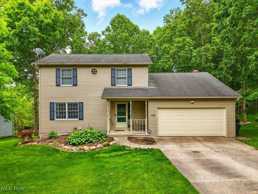 Welcome to this charming and thoughtfully updated 3-bedroom, 2-bath Colonial.  The main level features a spacious living room,  a formal dining room, and a large kitchen perfect for everyday living or entertaining. The family room includes a new sliding door to deck,  a fireplace with TV mounted above the fireplace that stays with the home.  Walk out to a spacious deck with new decking and a natural gas Weber grill—also included.  Enjoy the beauty of nature which overlooks a serene bird sanctuary and wetlands—perfect for relaxing or entertaining. Primary bedroom has a walk-in closet. Recent updates include a new skylight, a freshly painted bathroom with a new vanity and fixtures, new stove, new furnace (2021) and A/C (2019), a Nest thermostat, and a Ring doorbell.  The basement has been fully waterproofed and comes with a lifetime transferable warranty to next owner.  There is also rough plumbing in place for a full bathroom in the basement, offering excellent potential for future expansion.  A 2-car attached garage provides convenience and additional storage.  Located close to hike and bike trails, a park, and a golf course, this home combines comfort, convenience, and nature in one move-in-ready package. Don’t miss your chance to make it yours!