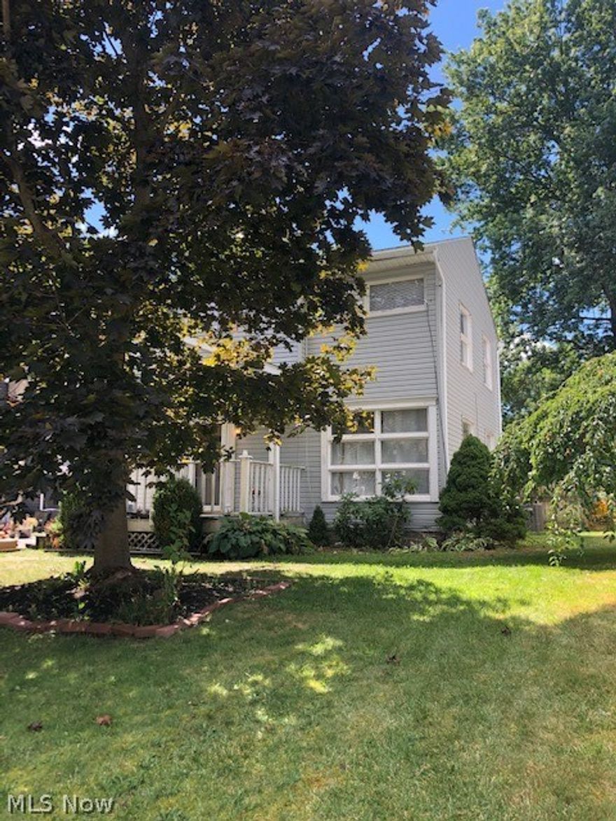 Adorable 3 bedroom/1.5 bath colonial on quiet park like setting.  the cute kitchen with lots of storage, formal dining room opening to gorgeous fenced back yard with covered porch is great for relaxing or entertaining.  As well as the oversized living room with lots of natural light and 3 oversized bedrooms complete this gorgeous home.  The basement is partially finished and includes rec area and laundry area. This home has brand new siding, new roof, new gutters with leaf guard and newer hot water tank. Call today to see this adorable home with detached garage and priced to sell.