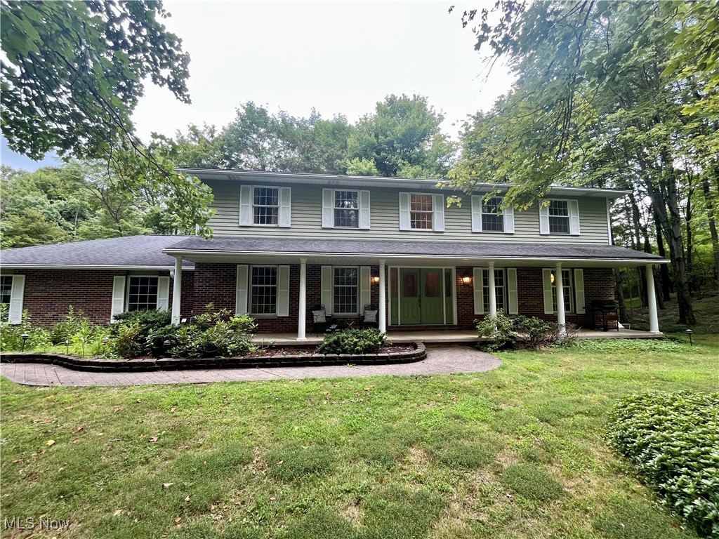 Welcome to this amazing property located in the most desirable area of Novelty, Ohio. You will think you are
on a getaway vacation once you see it's beautiful wooded lot and private location. The house is tucked away at
the end of a cul-de-sac street. This large 4 bedroom, 3 bath house has the potential of being your forever home
with plenty of room to grow. The yard is very private with beautiful natural landscaping. The house is backed
up to the Geauga Becvar Preserve. This 606-acre park features a 160-acre Bass Lake and Spring Brook
Sanctuary, a State Nature Preserve protecting Ohio's last known indigenous population of brook trout. Boating
is allowed by permit. Large windows surround the house so that your view is always focused on the nature that
is right outdoors. This well maintained home has newer windows on the south and west sides of the house. A
new cooktop, double oven, microwave and dishwasher make the kitchen a cook's delight. The garage doors and
garage floor are newer along with the water pump water softener and water purifier. Plumbing in the lower
level for the utility sink and the on suite bathroom is newly updated. The septic tank was cleaned 3 years ago.
We're sure you will see the possibilities this spacious home can bring to anyone looking to live in a great
neighborhood with a large private wooded yard. Don't hesitate to make this house your own...it has the ample
square footage, great bones and an amazing lot of over 2 acres. ( All appliances come with the house.)