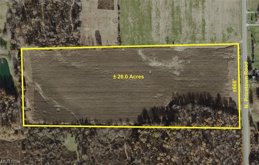26 Acres Land – Mostly Tillable – Some Woods - Milton Twp. – Mahoning Co. – Jackson Milton Schools - Lays Nice – Gas & Oil Mineral Rights Transfer – Free Gas - Online Bidding Available. ABSOLUTE AUCTION, All sells to the highest bidder on location. ONLINE AND LIVE ON-SITE BIDDING WILL BEGIN WEDNESDAY – SEPTEMBER 27, 2023 – 6:00 PM. Maps at the site or visit us on the web. Auction held onsite. TERMS ON REAL ESTATE: 10% down auction day, balance due at closing. A 10% buyer’s premium will be added to the highest bid to establish the purchase price. Any desired inspections must be made prior to bidding. All information contained herein was derived from sources believed to be correct. Information is believed to be accurate but not guaranteed.