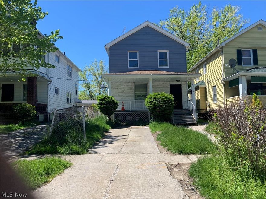 Great investment opportunity located in Cleveland's Collinwood neighborhood!  This home is a spacious 3-bedroom and will make a great addition to your portfolio.  Home is in need of a clean out and some repairs will be needed to make it rent ready.  Schedule your showing today.