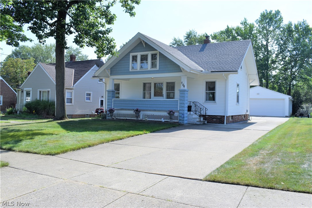 One of a kind meticulously maintained updated 4 bedroom/2 full bath, Sears & Roebuck cape cod with a huge newer family room addition (02), an enormous 26' x 43' heated 5 car garage/ out building with too many upgrades to list! This home boasts tons of character throughout which includes 9' ceilings on 1st floor, natural pristine woodwork, rebuilt double pane windows that match, kitchen with lots of cabinet- counter space, plenty of storage, deep lot and storage shed! Family room has a stone gas fireplace, ceramic titled dining area with two sliders that lead to a covered deck-patio. Finished lower level includes an additional full bath and large rec room. Foundation was completely rebuilt in the 1970's and waterproofed in 2015 that comes with a lifetime warranty. Some of the recent updates include roof (17), gutters (17), windows siding, bathroom's remodeled (lower 13) (main 15), electrical panel and service wire (14) and more. All appliances stay. A must see!