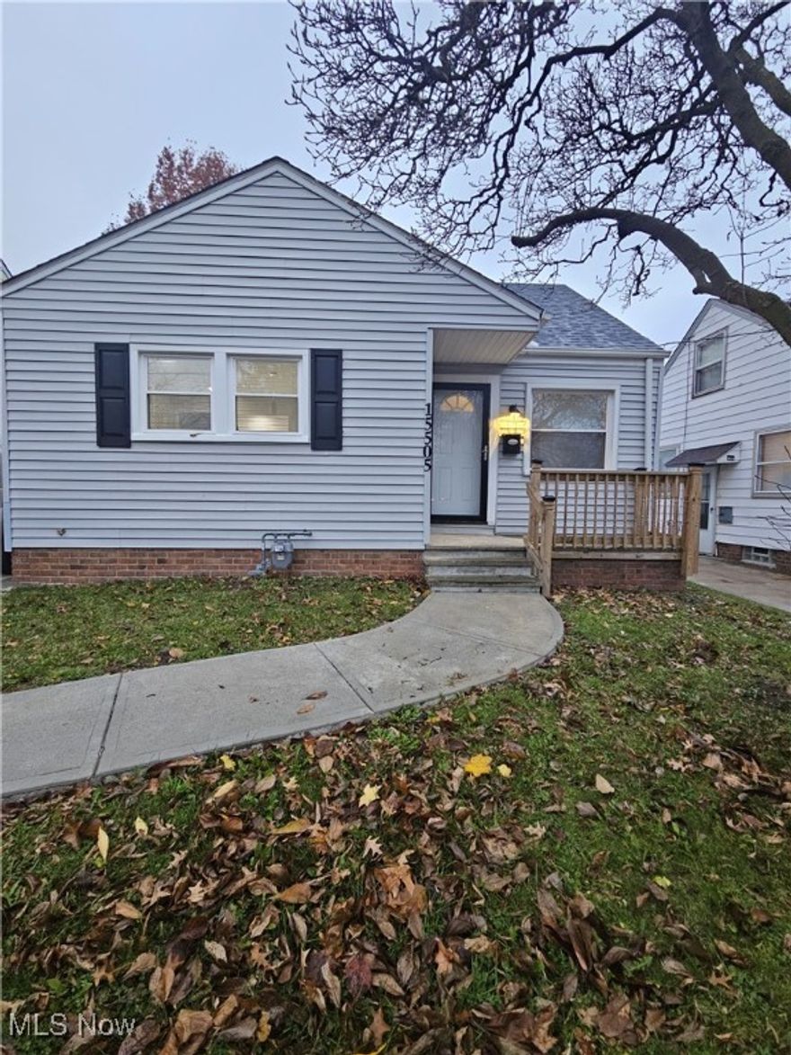 Gorgeous three bedrooms family home with one car garage. Plus, the home has a finished basement that has a full bath, laundry room, and an additional room that could be used for an office or playroom. The kitchen is updated with the perfect size center island and recessed lighting. Beautiful hardwood floors that run from the living room to the main floor bedrooms. There is carpet in the basement and the upstairs bedroom. ***newer roofing, newer HVAC, newer windows, block windows in basement*** The perfect home for an investor or home ownership. Take action before this opportunity is gone.