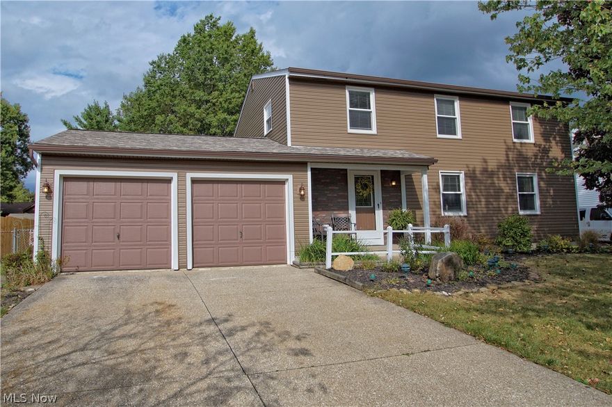 Welcome to this spacious Colonial located on a quiet street in the desirable Medina on quarter of an acre property with convenient access to the Medina Square, I-71, and many other local attractions. This home features 4 bedrooms,  2.5 bathrooms, eat-in kitchen with a breakfast bar, family room off the kitchen, separate living room, formal dining room, finished basement with office space and extra bonus room, a 2-car attached garage, fenced-in backyard w/ a patio, and an outdoor storage shed. Since moving in, the owners have spent thousands of dollars on updates, making it the condition it is today. The following were completed: updated the kitchen in 2018, replaced the stove in 2015, completely remodeled both the master and main bathrooms in 2018 (replaced flooring, tub/shower, shower door, faucets, cabinets, and vanity), update the half bathroom on the main level, replaced roof in 2018 (complete tear-off, and includes transferable warranty), electric panel updated in 2019, replaced h