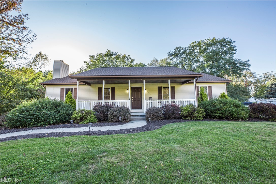 Welcome home to this 3 bedroom, 2 full bath completely updated raised ranch in Springfield local school district! This home sits on .78 acres /private setting, and features vaulted ceilings, open floor, plan, fresh paint, FULLY applianced kitchen, bar/island and tons of cabinet space. Check out the Living room area as it boasts a very inviting fireplace and family seating area. Who doesn’t LOVE a front porch on Summer / Fall nights? This home also prides itself on a back, walk out patio, and a second floor deck area for entertaining. Basement is full and walk out. Equipped with tall in height ceilings, this space is all ready to be finished to add to the square footage. Make sure to ask about the long list of updates in the attachments for your immediate viewing. Lots of pride in ownership in a magnificent location. Call for your private showing today. One year, Seller Paid Home warranty included for buyer piece of mind.