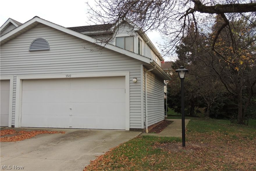 Located in the highly desired SANDPIPER subdivision, this 2 bedroom, 2 bath, is an "end unit" with in-suite laundry & a 2 car attached garage! Foyer entry, half bath, and the garage access greet you upon entry. You'll love the updated vinyl flooring on the 1st level. The kitchen has oak cabinetry, neutral countertops, a pantry, breakfast bar with 2 bar stools, & the refrigerator, stove & dishwasher stay! The living room is light & bright, with wall-to-wall carpeting & a sliding patio door that leads to an attached wooden deck w/ privacy walls. On the 2nd level, a master bedroom fit is for a "king", an updated full bath & Bedroom #2 is spacious with wall-to-wall carpeting & a large space! The lower level/basement is partially finished with a laundry room (washer & dryer stay), the mechanics for the home & a rec room with unlimited potential for a home theater, billiards, bar or game room ~ let your imagination go! The SANDPIPER subdivision has a pool, clubhouse, tennis courts & playgrou