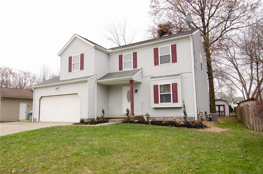 Picture perfect Mogadore home! Give yourself the gift of a new home and snatch this beauty up, before it's gone. All new carpeting throughout the second floor, stairs and dining room. New luxury vinyl plank flooring in the hall, kitchen, breakfast area and half bath. The dining room is perfect for formal dinners, while the eating area in front of the sliding glass doors is a great spot for breakfast and to enjoy the view of your backyard. The spacious family room has a real wood burning fireplace. The kitchen has a great view, open for entertaining, has solid oak cabinets, large pantry and all new stainless steel appliances. There is also a half bath and coat closet in the main hallway. Upstairs, there is a great open hallway that leads to 3 bedrooms and 2 full baths. The large master bedroom has a master bathroom with new flooring, toilet, tub and tile surround and a walk-in closet. The other 2 bedrooms also have walk-in closets too. There is a linen closet in the hall and t