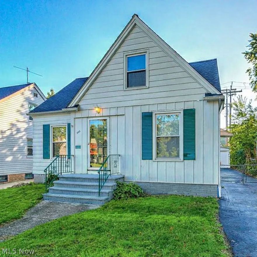 Welcome to this charm-filled Cape Cod in Cleveland Heights, offering a perfect blend of character, space, and functionality. This home features 4 bedrooms, 2 full baths, and 1 half bath, ideal for comfortable everyday living.

The main level offers two generously sized bedrooms and a warm, inviting living room highlighted by a fireplace. Between the living room and kitchen, you’ll find a dining nook, perfect for an eat-in kitchen or formal dining area. Upstairs, the primary suite serves as a private retreat featuring a large en-suite bath and abundant closet space. An additional bedroom provides flexibility for guests or growing needs.

The finished basement adds valuable living and entertaining space, complete with a second fireplace, built-in bar, and glass block windows—ideal for hosting and relaxation. Step outside to enjoy the nice back porch, perfect for outdoor dining or unwinding.

Additional highlights include a large two-car garage, offering ample parking and storage. Mechanical updates include a newer furnace, central air, and hot water tank, providing added peace of mind.

Conveniently located near shopping, dining, parks, and major highways, this charm-filled Cleveland Heights home is one you won’t want to miss.