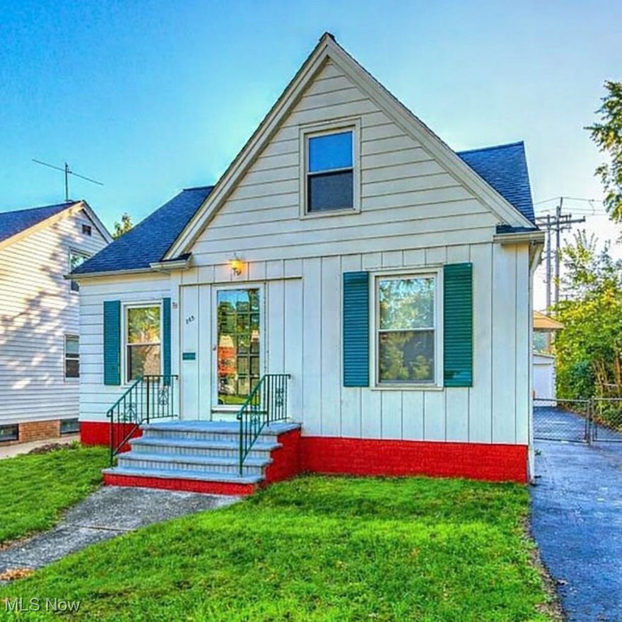 Welcome to this charm-filled Cape Cod in Cleveland Heights, offering a perfect blend of character, space, and functionality. This home features 4 bedrooms, 2 full baths, and 1 half bath, ideal for comfortable everyday living.

The main level offers two generously sized bedrooms and a warm, inviting living room highlighted by a fireplace. Between the living room and kitchen, you’ll find a dining nook, perfect for an eat-in kitchen or formal dining area. Upstairs, the primary suite serves as a private retreat featuring a large en-suite bath and abundant closet space. An additional bedroom provides flexibility for guests or growing needs.

The finished basement adds valuable living and entertaining space, complete with a second fireplace, built-in bar, and glass block windows—ideal for hosting and relaxation. Step outside to enjoy the nice back porch, perfect for outdoor dining or unwinding.

Additional highlights include a large two-car garage, offering ample parking and storage. Mechanical updates include a newer furnace, central air, and hot water tank, providing added peace of mind.

Conveniently located near shopping, dining, parks, and major highways, this charm-filled Cleveland Heights home is one you won’t want to miss.