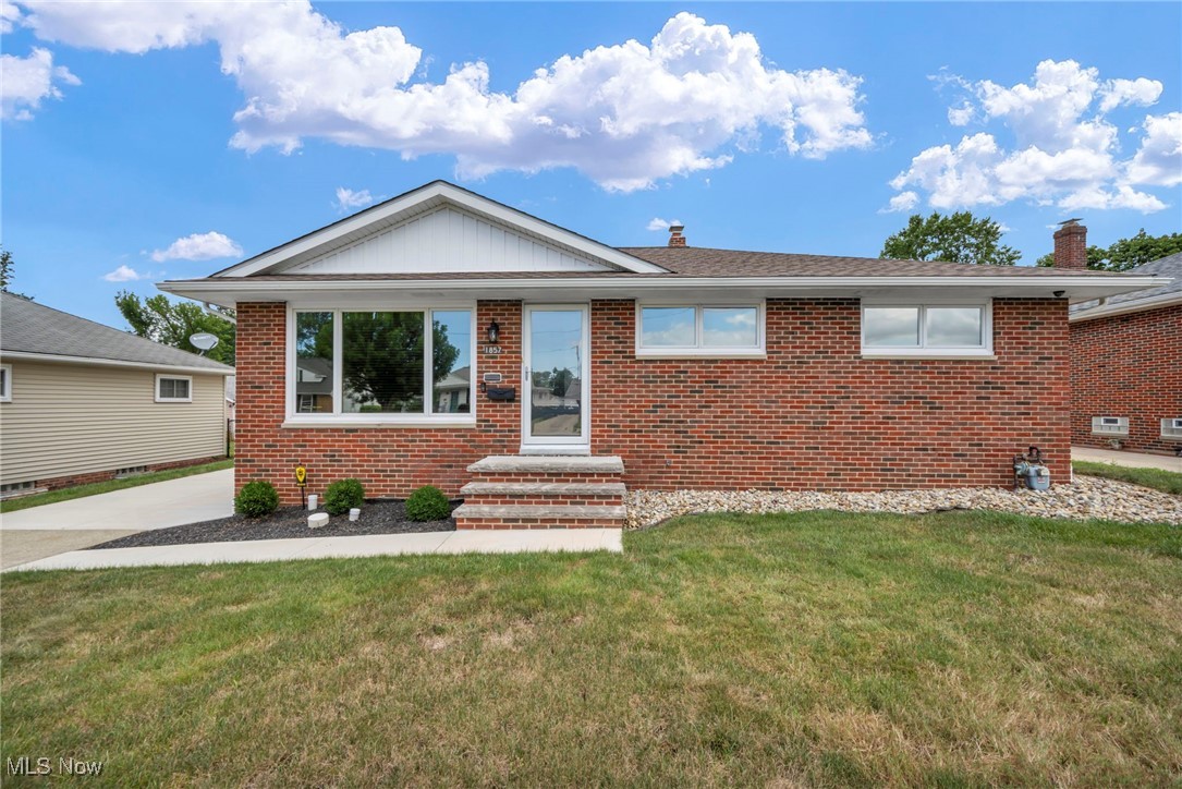 Welcome to your forever home! This beautifully renovated 3-bedroom, 2-bathroom ranch in Wickliffe has been thoughtfully updated to create a move-in ready home with nothing left to do. Step inside to find a stunning kitchen featuring updated cabinets, granite countertops, and brand-new stainless steel appliances, a new sink, and complemented by heated ceramic tile flooring. The main living areas offer brand-new carpet, all new trim and doors throughout, and newer Anderson windows throughout that bring in plenty of natural light. Both bathrooms have been fully updated, with the first-floor bathroom never used and each equipped with extra heating for year-round comfort. A brand new addition has been added to enjoy gatherings, comfy conversations, or sipping coffee with a view of the backyard.
The upgrades go far beyond cosmetic touches and new paint—this home boasts new electrical, plumbing, outlets, ductwork, hot water tank, and A/C, along with a newer roof and chimney. The furnace is 7–8 years old but has only been used for the past two years, giving peace of mind for years to come. The partially finished basement offers a spacious room perfect for entertainment or relaxation, along with an updated bathroom, plenty of storage, and even a brand-new stainless steel sink with the option to add a second kitchen or stove with vent hook-up. A newer washer and dryer are included, making this space both practical and versatile.
Outside, you’ll find a brand-new driveway leading to a newly built garage with extra storage. The beautifully landscaped backyard provides plenty of space to enjoy the outdoors, with electricity already available and room for a shed. Conveniently located near the highway, Pine Ridge Golf Course, shopping, restaurants, and parks, this home combines modern updates with a prime location. Truly move-in ready, this ranch offers comfort, convenience, and style at every turn. Dont miss your chance to own this perfect home, schedule your showing today!
