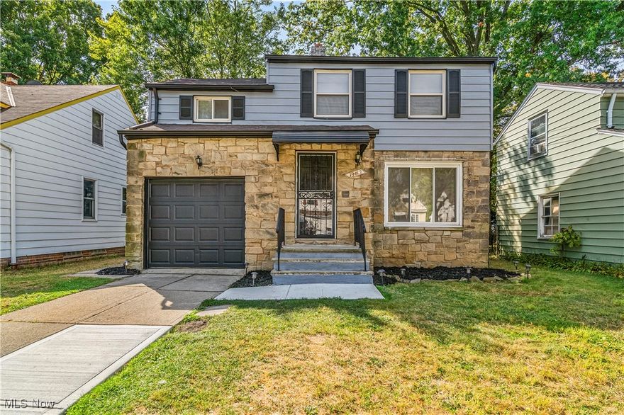 Check out this incredible new listing in Warrensville Heights! This home has been meticulously renovated from top to bottom, featuring three spacious bedrooms and two full bathrooms. The main floor is well thought out with eat-in kitchen, dining room, and living room complete with electric fireplace.
The kitchen is equipped with modern stainless steel appliances and the cutest space for a breakfast nook! It The finished basement is complete with a cozy family room that includes another electric fireplace, full bath, and new washer and dryer. Upstairs there are three bedrooms, the owners suite equipped with stylish fireplace and tv, full bath, and great closet spaces. Throughout the house, you'll find stylish contemporary lighting and ceiling fans. One car attached garage and fully fenced yard. It's truly a turn-key home—just unpack and settle in!